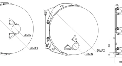 chwytak do rolek papieru TPRK techniczne