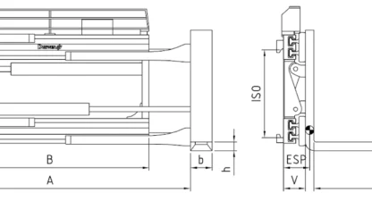 chwytak widłowy PGK ISO II III techniczny
